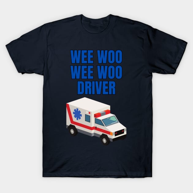 Wee Woo Ambulance T-Shirt by Spatski